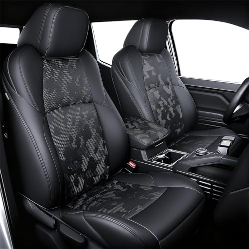 bgucar Leather Seat Covers Custom Fit for Tacoma Gen 4th (2024-2026)